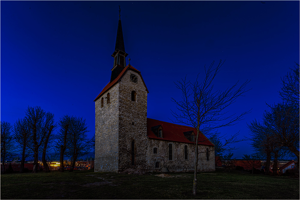 Die kleine Kirche St. Martin in Schlanstedt