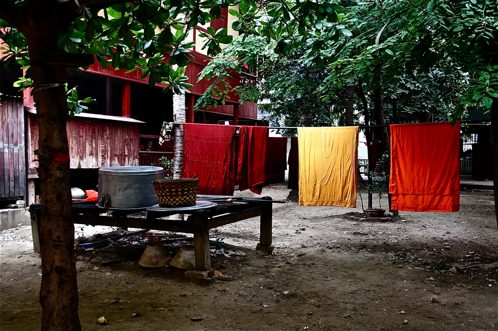 die kleine küche :-)))), kloster amarapura, burma 2011