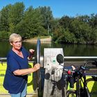 Die kleine Lippe Fähre Badur in Dorsten