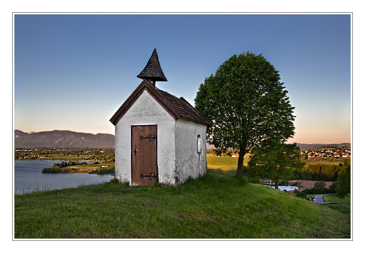 Die kleine Mesnerhauskapelle....