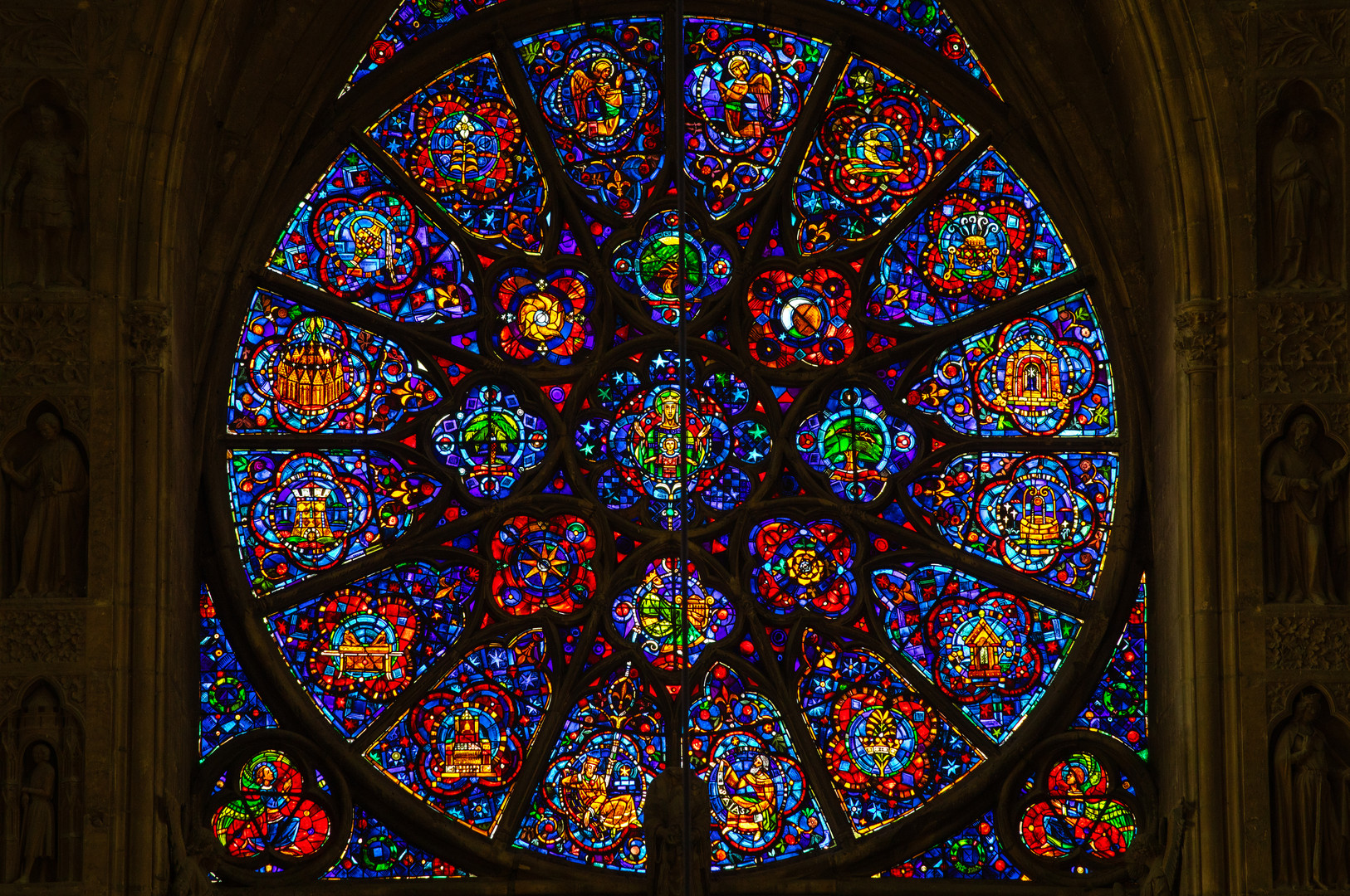 Die kleine Rosette in Reims