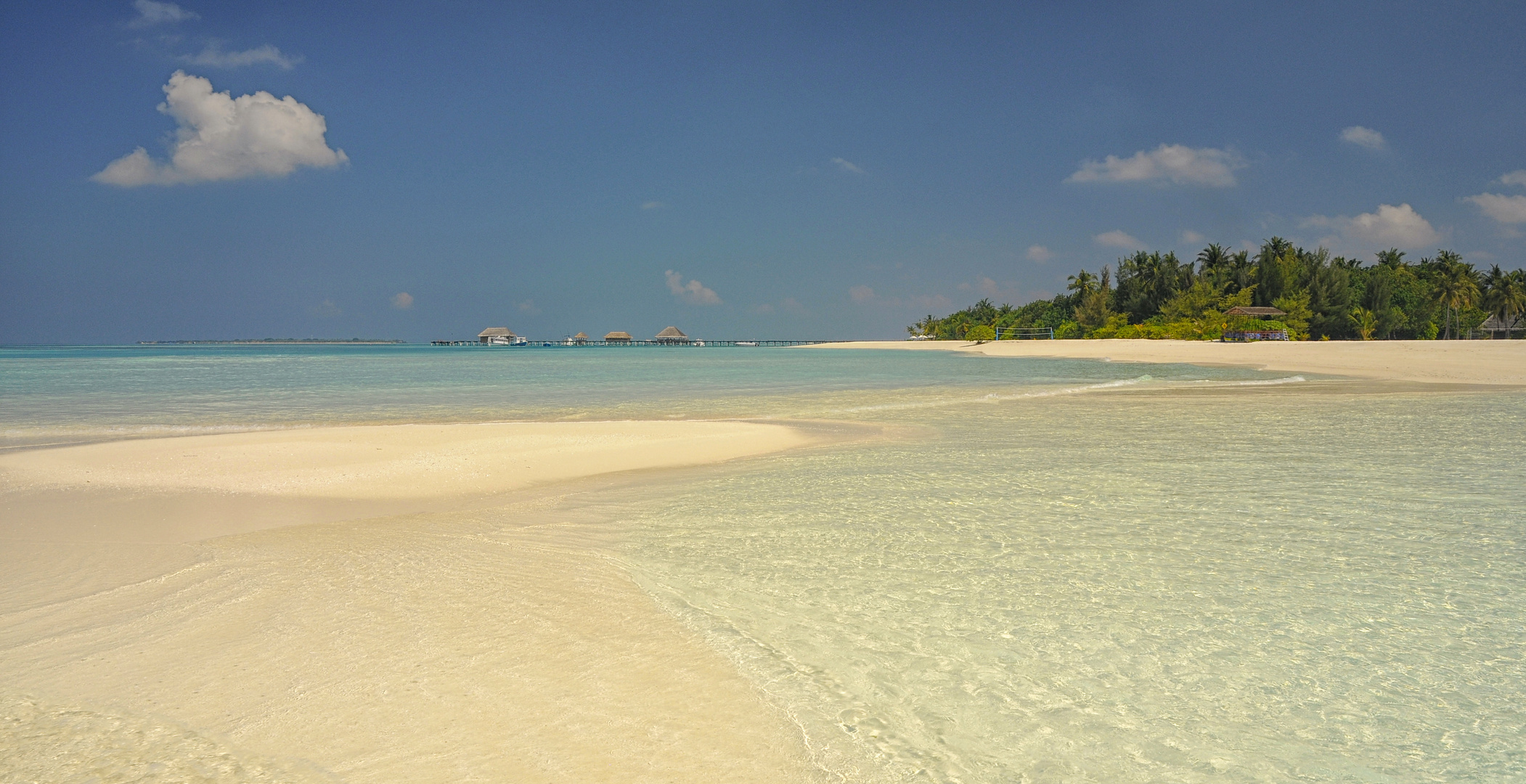 Die kleine Sandbank - Malediven -