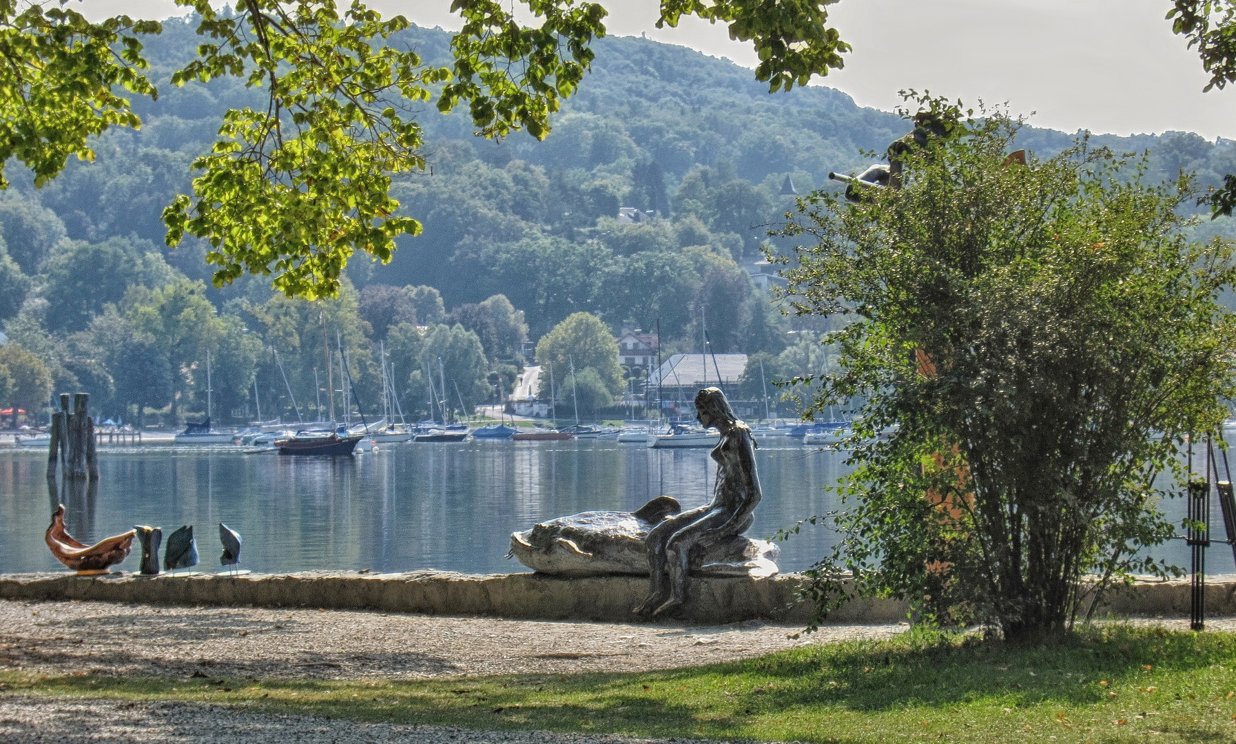 die kleine Seejungfrau auf ihrem Waller