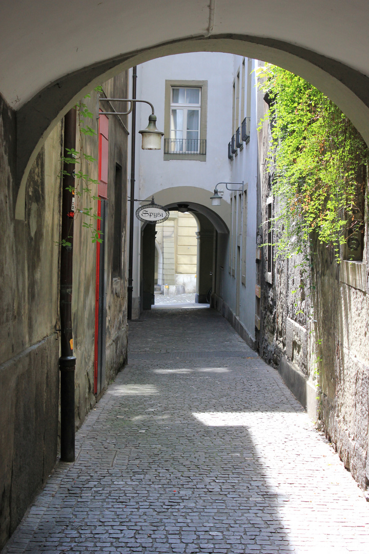 Die kleine Seitengasse in Bern