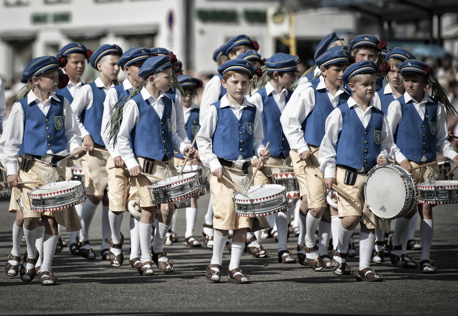 Die kleinen Schützentrommler