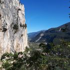 Die Kletterwände von Arco unweit des Gardasees...