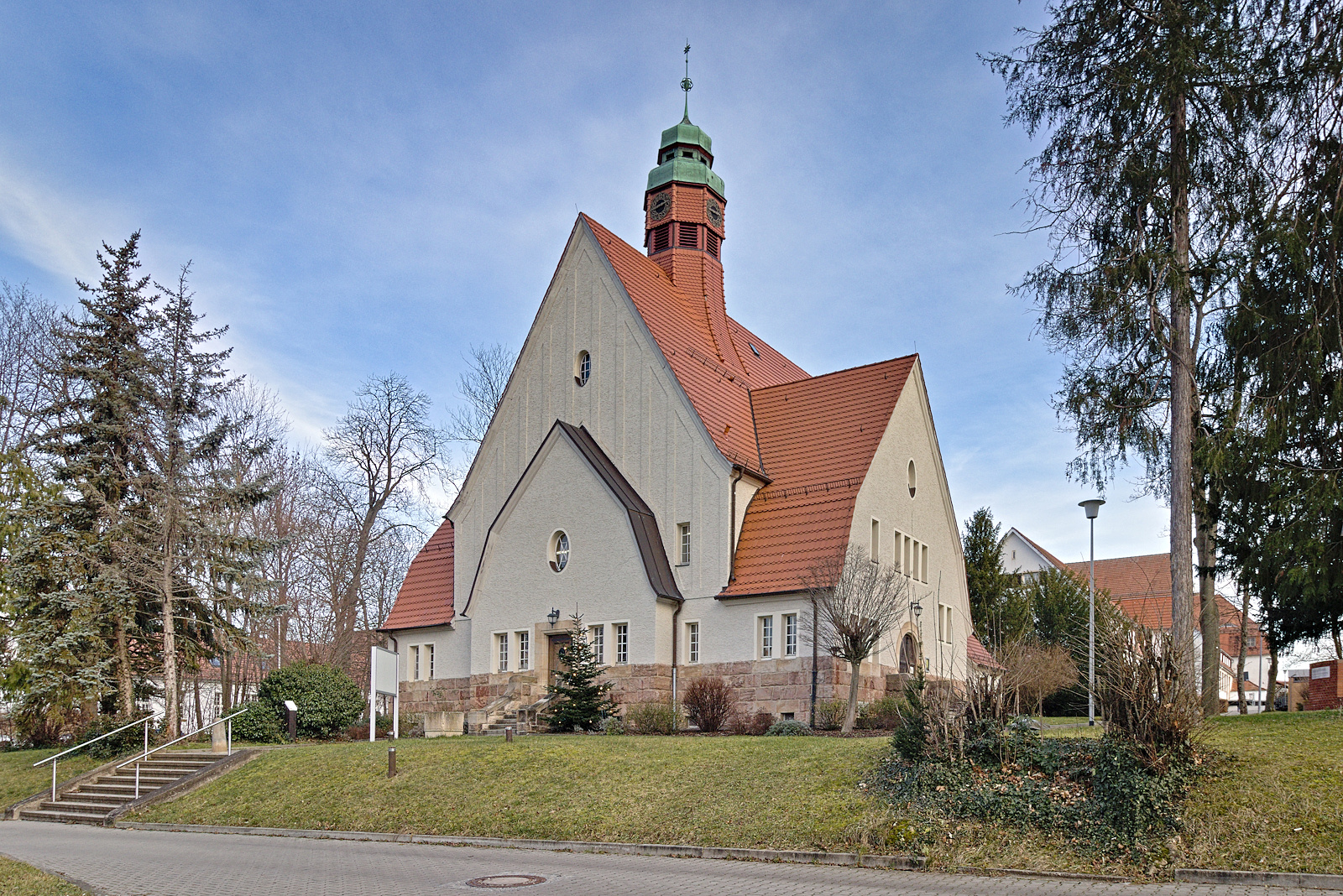 Die Klinikkapelle der RFK Alzey im Winter