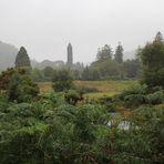 Die Klosteranlage von Glendalough...