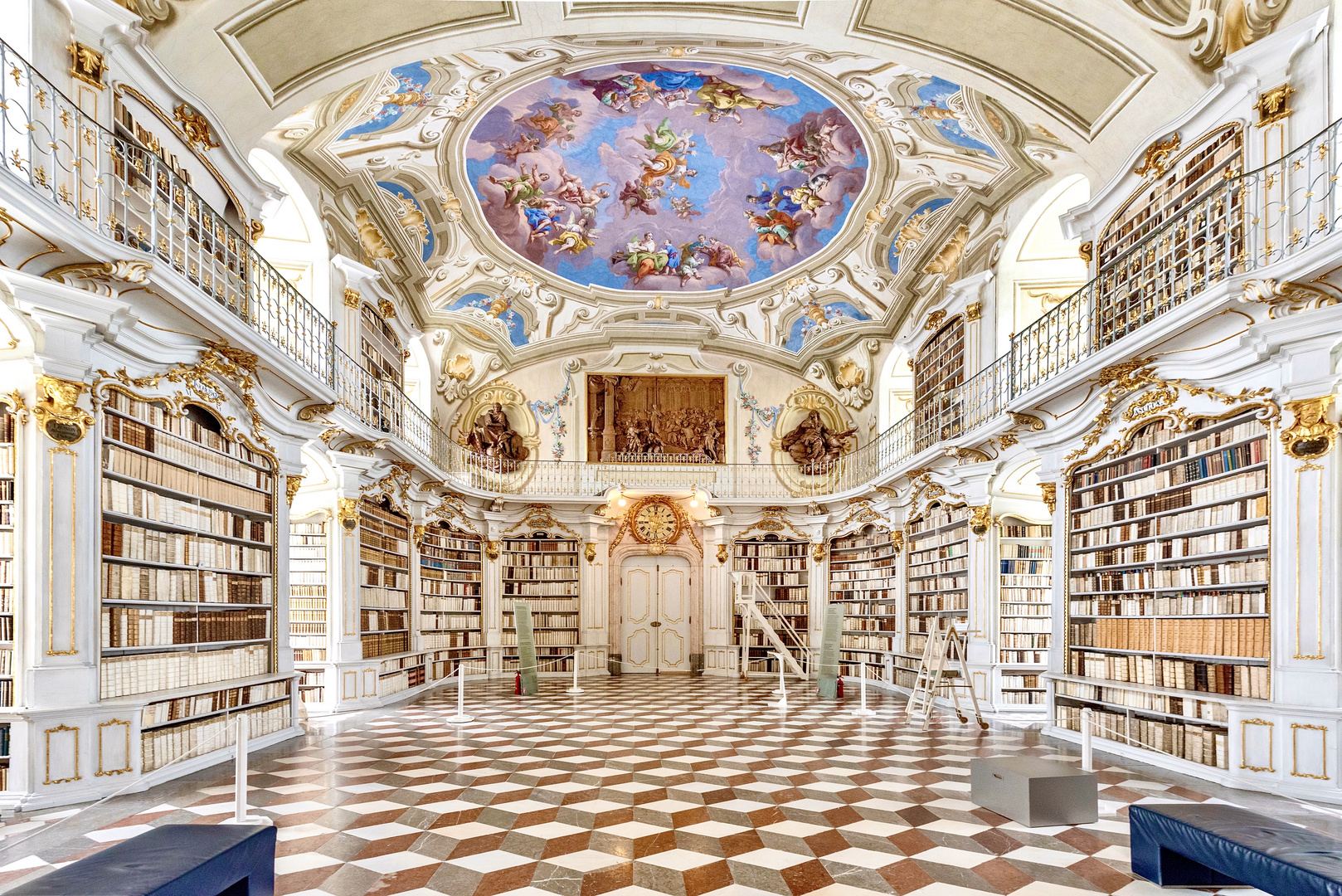 Die Klosterbibliothek im Benediktinerstift Admont