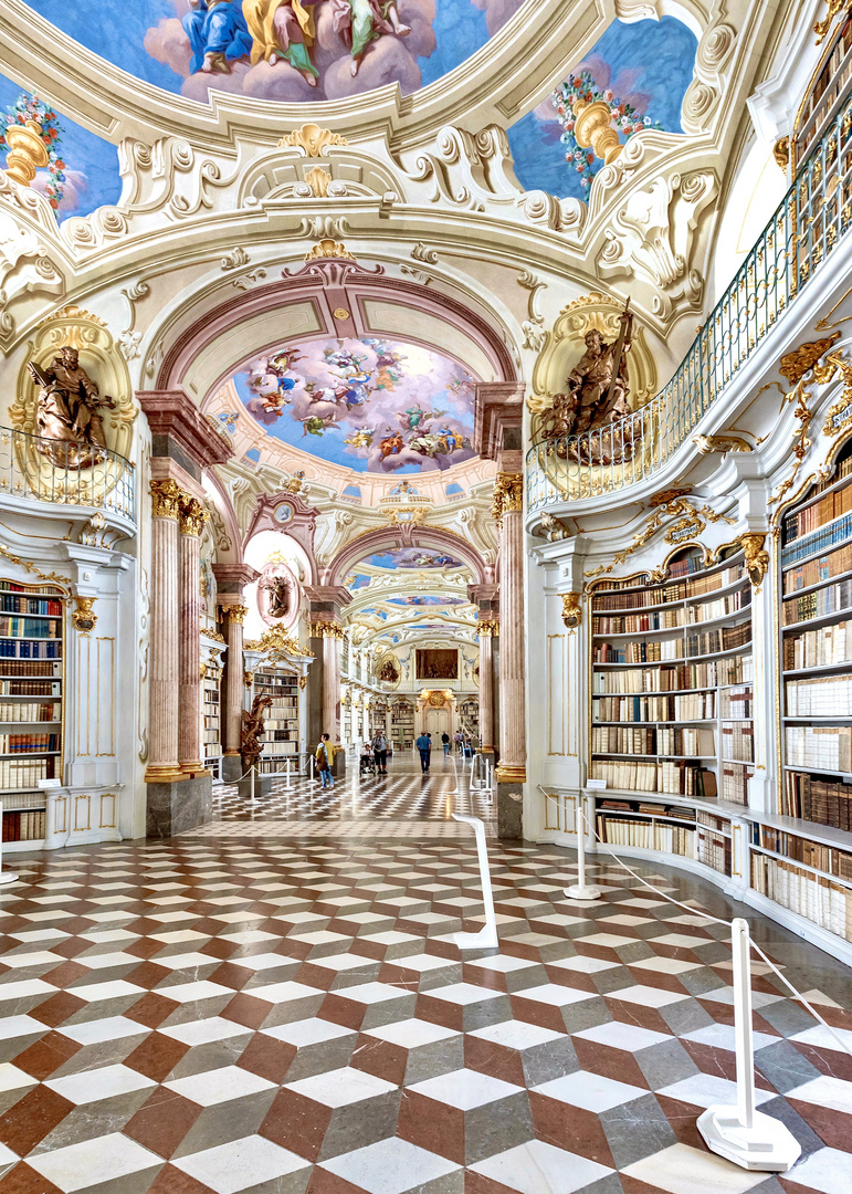 Die Klosterbibliothek im Benediktinerstift Admont