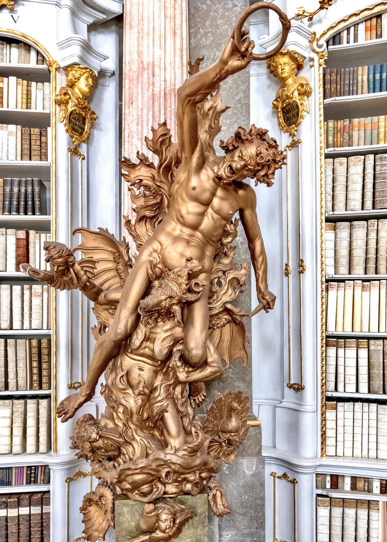 Die Klosterbibliothek im Benediktinerstift Admont