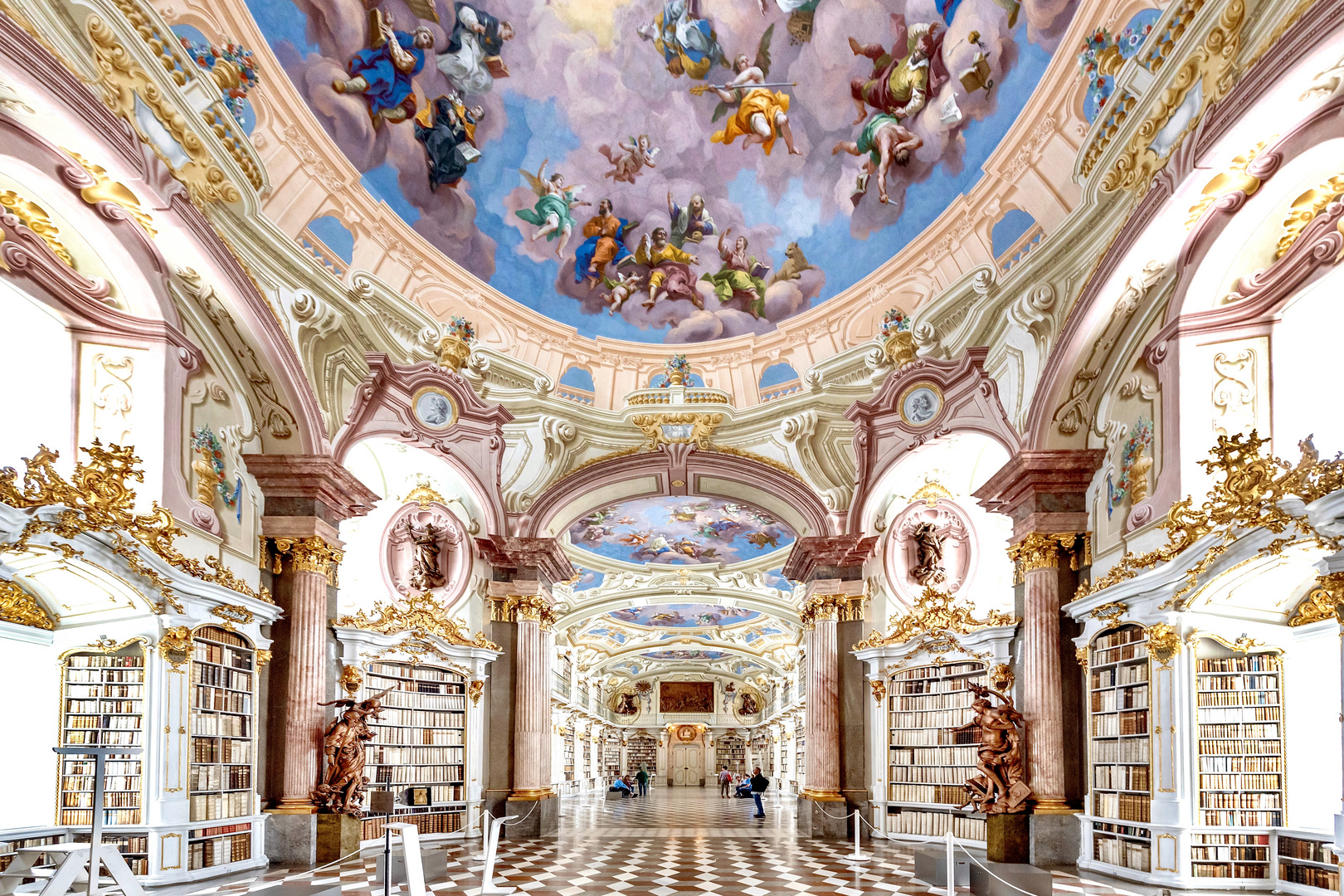 Die Klosterbibliothek im Benediktinerstift Admont