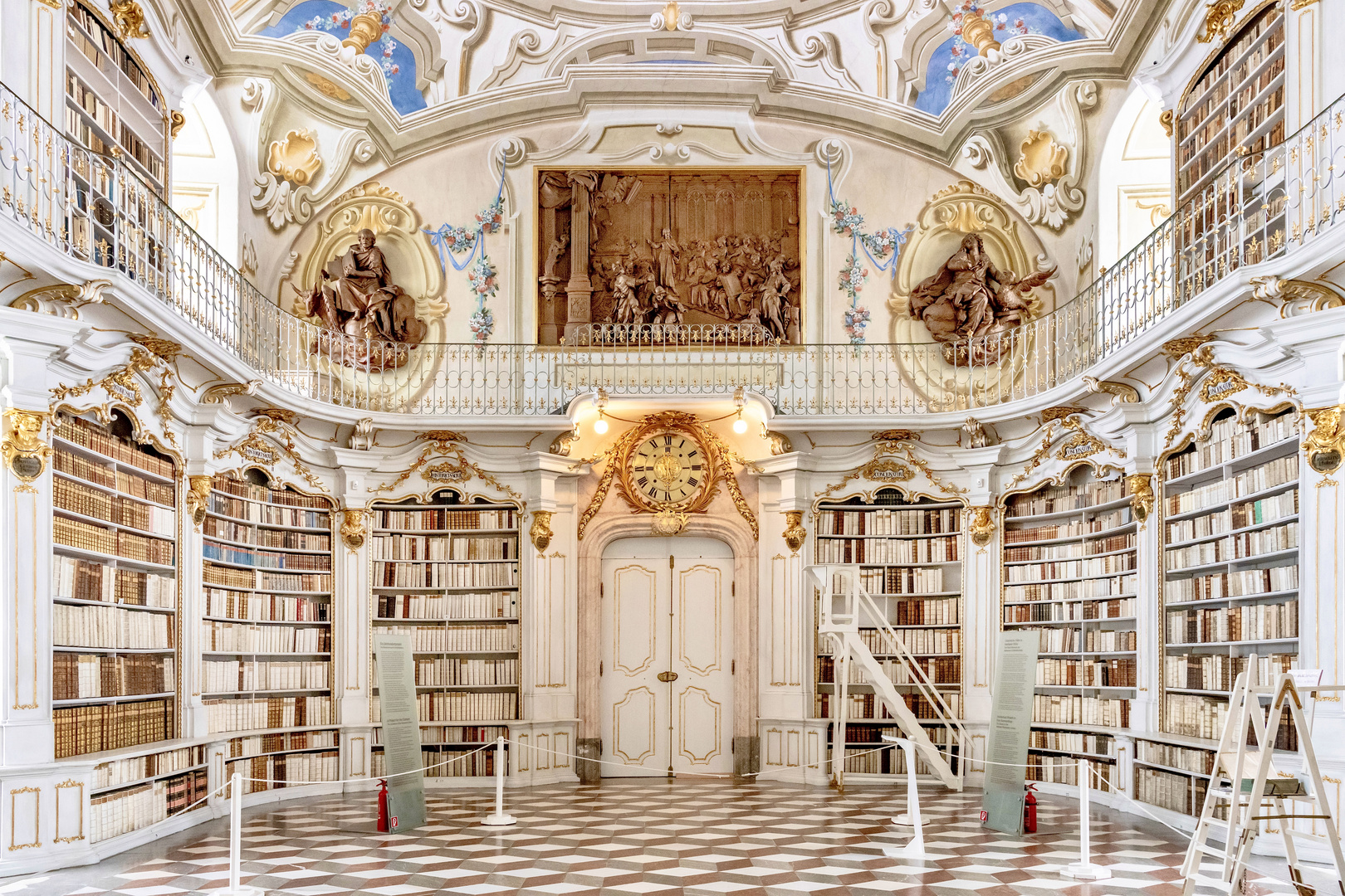 Die Klosterbibliothek im Benediktinerstift Admont