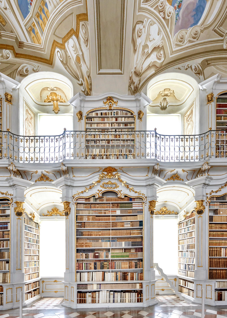 Die Klosterbibliothek im Benediktinerstift Admont