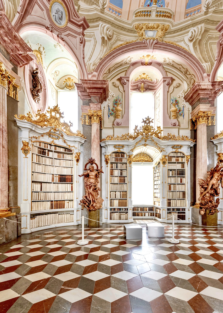 Die Klosterbibliothek im Benediktinerstift Admont