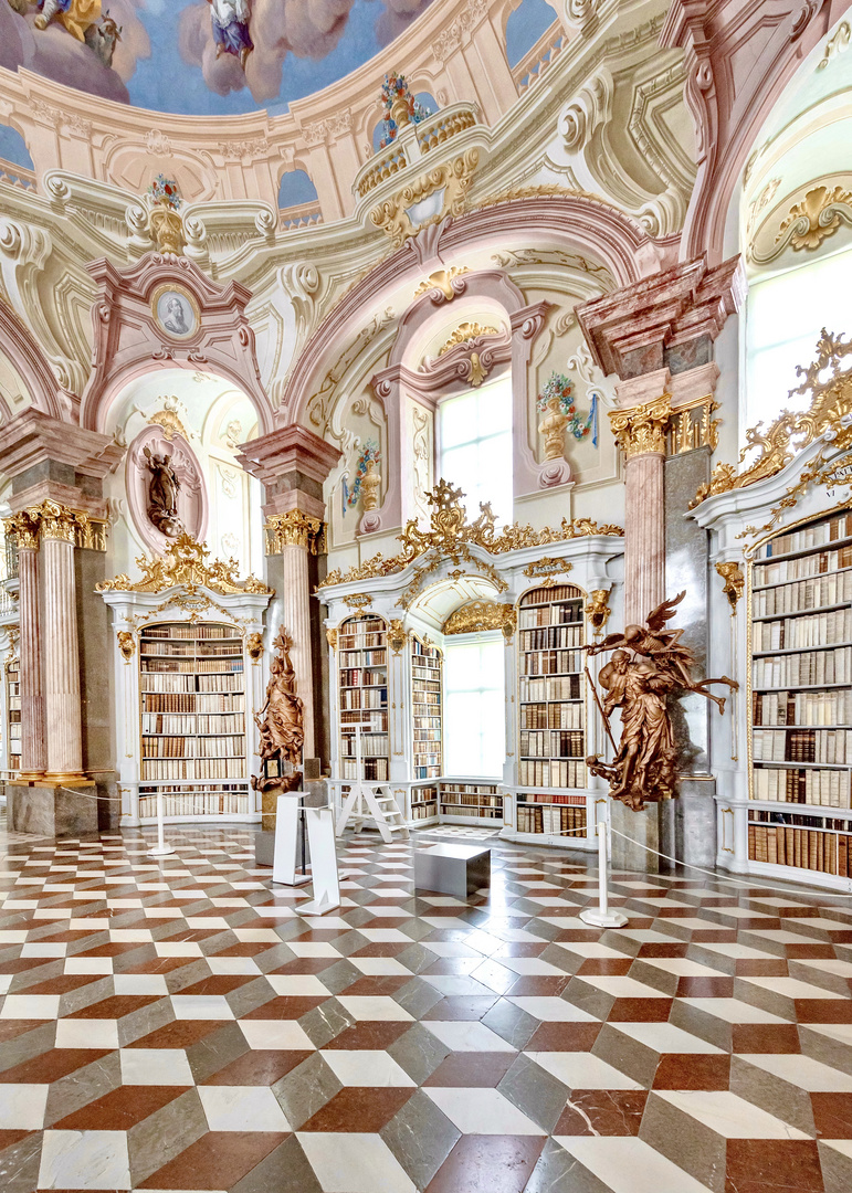 Die Klosterbibliothek im Benediktinerstift Admont