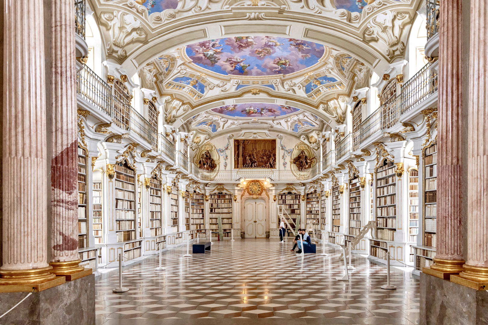 Die Klosterbibliothek im Benediktinerstift Admont