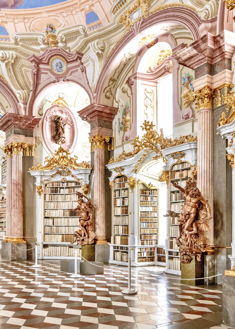 Die Klosterbibliothek im Benediktinerstift Admont