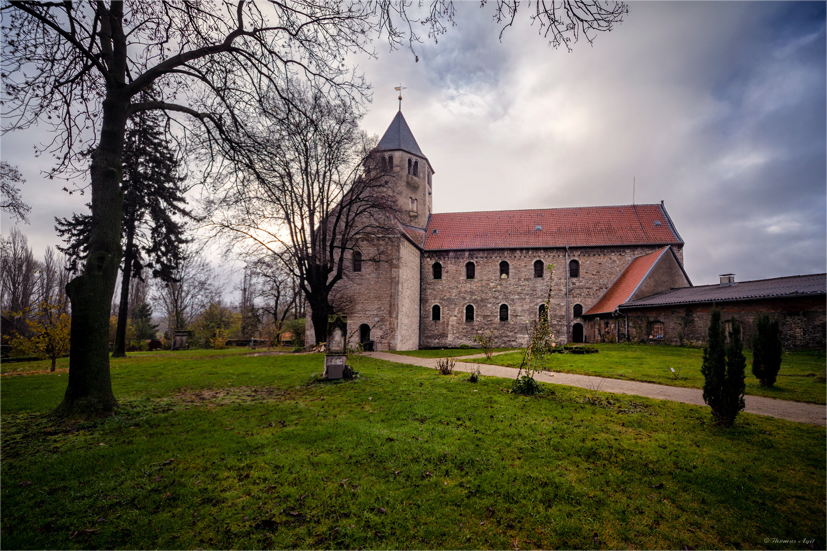 Die Klosterkirche...