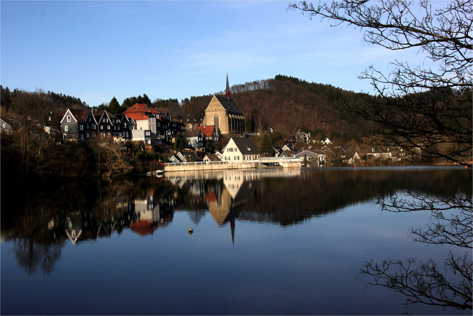 Die Klosterkirche...