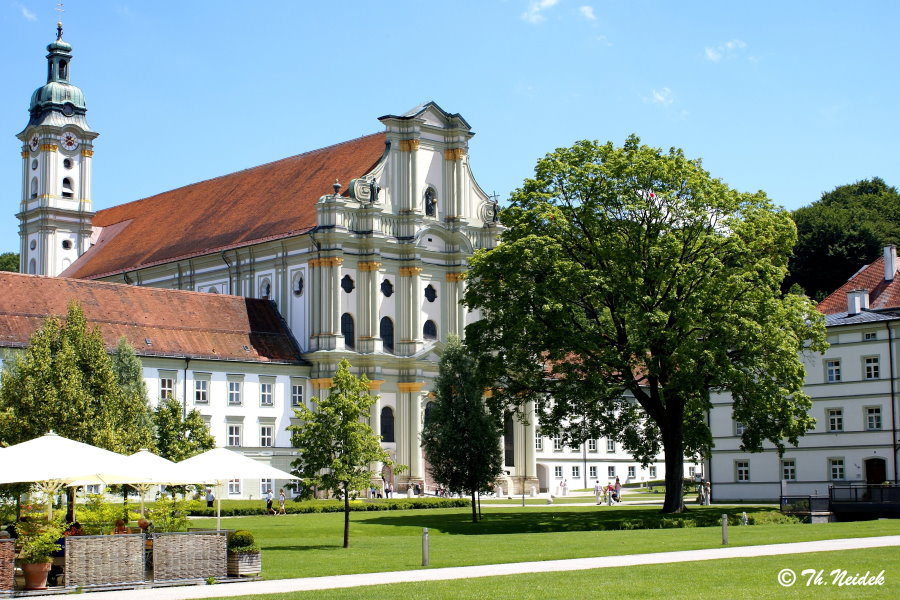 Die Klosterkirche in Fürstenfeld, Fürstenfeldbruck, Bayern