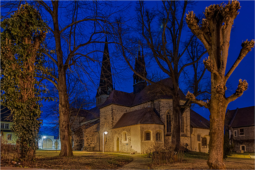 Die Klosterkirche in Groß Ammensleben nachgebessert