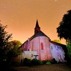 Die Klosterkirche Kerbscher Berg bei Nacht