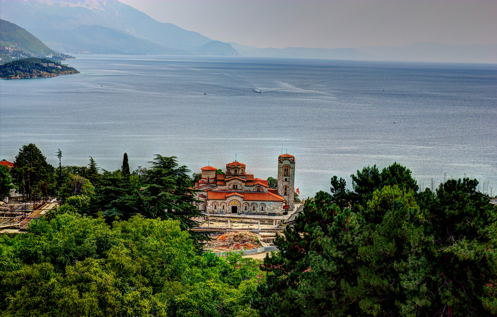 Die Klosterkirche St. Pantaleimon-Kloster in Ohrid Mazedonien