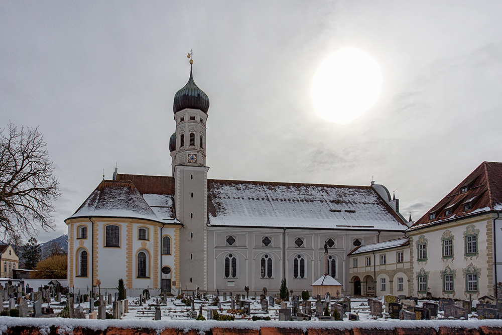 Die Klosterlirche Benediktbeuren