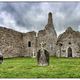 Die Klosterruinen von Clonmacnoise