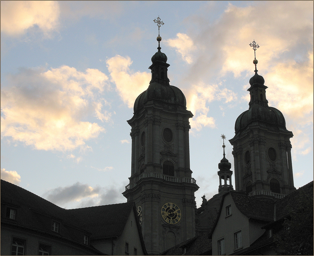 Die Klostertürme in St. Gallen