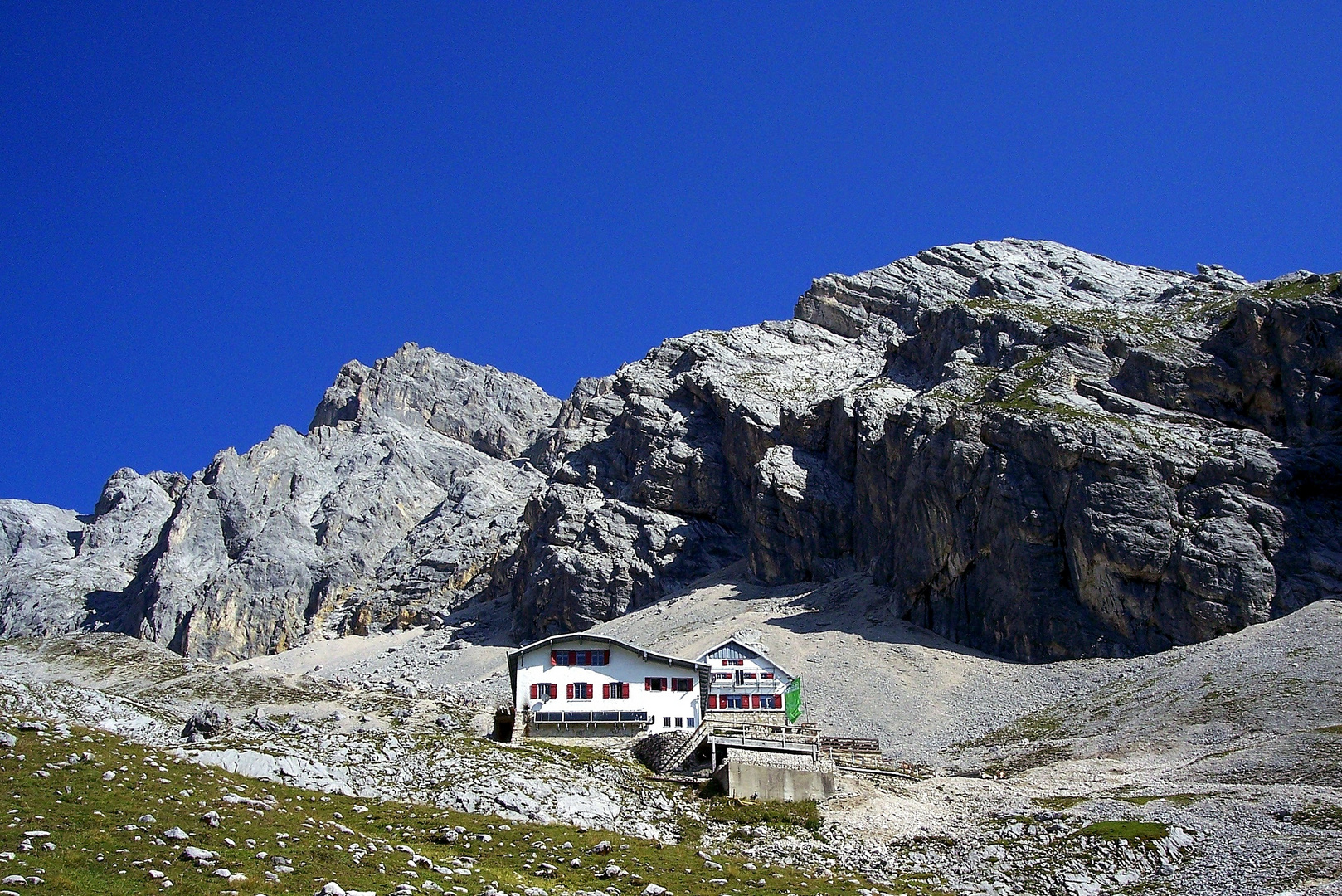 Die Knorrhütte - Auf dem Weg zur Zugspitze