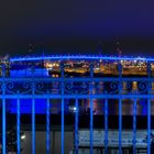 Die Köhlbrandbrücke vom Altonaer Balkon