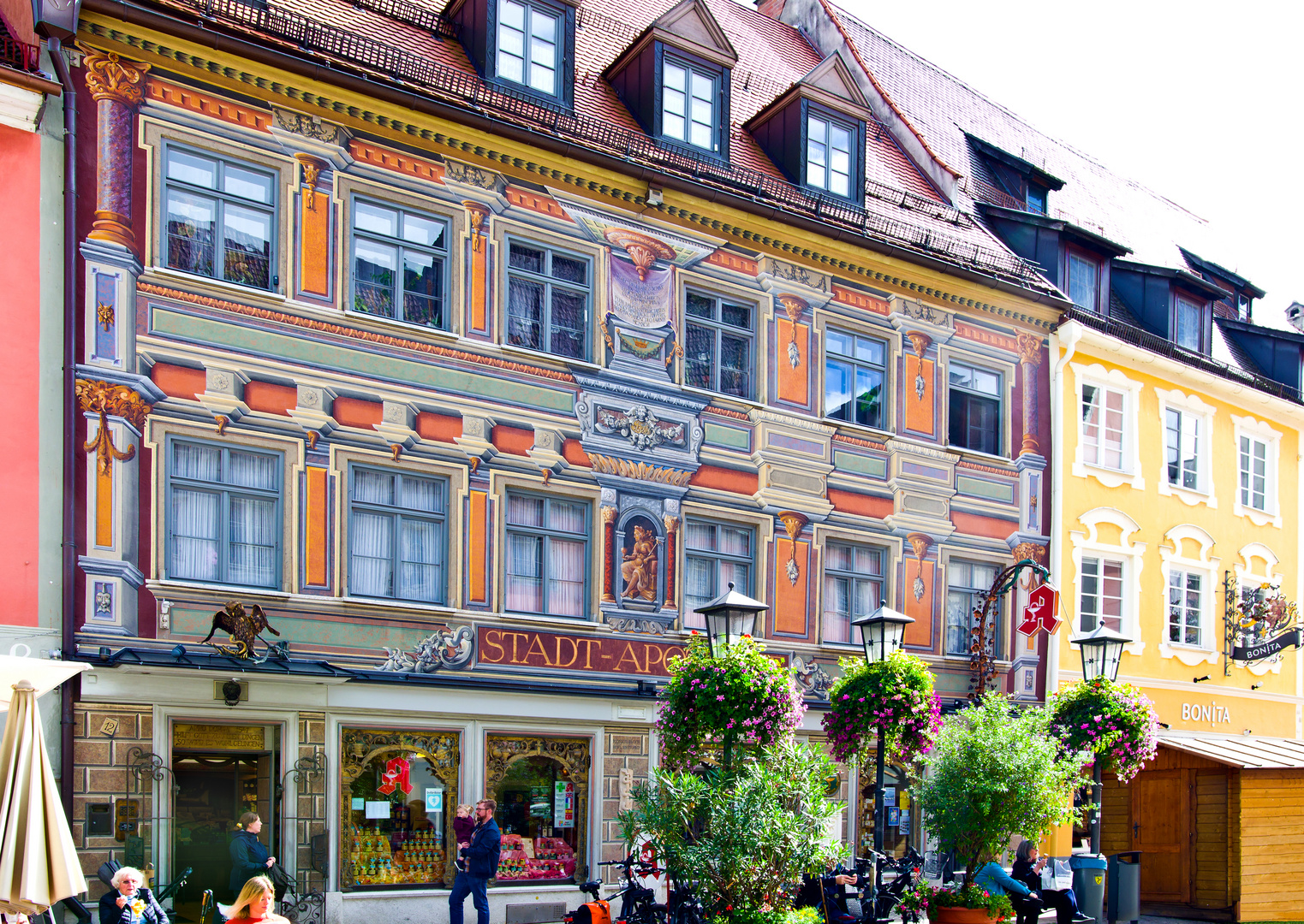 Die königlich-bayrische Hofapotheke in Füssen, Oberbayern