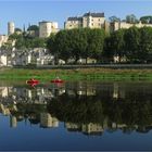 Die königliche Festung Chinon - gespiegelt...