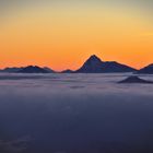 Die königliche Majestät über den Wolken!