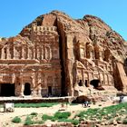 Die Königswand in der alten Nabatäerstadt Petra