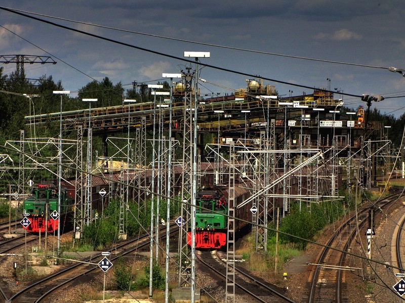 Die Kohleverladung -Tagebau Welzow Süd