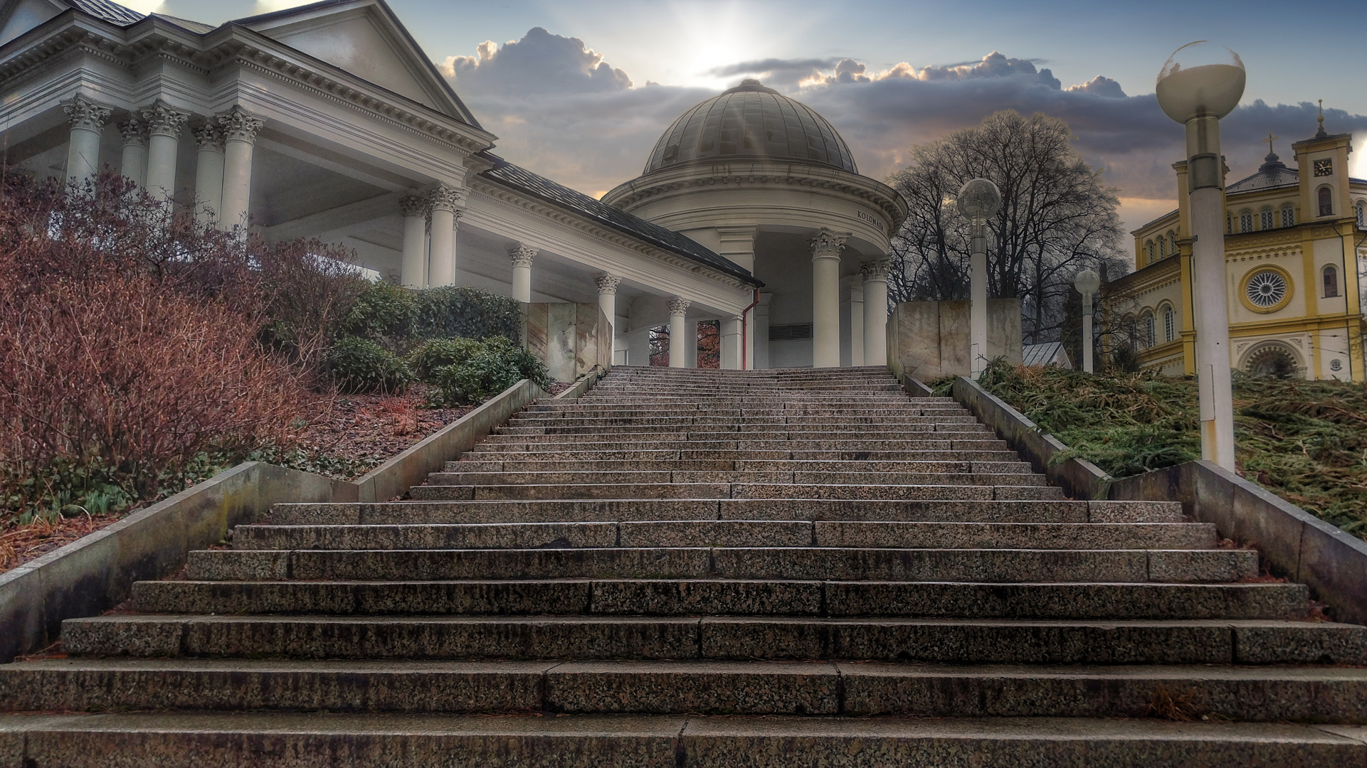 Die Kolonaden von Marienbad