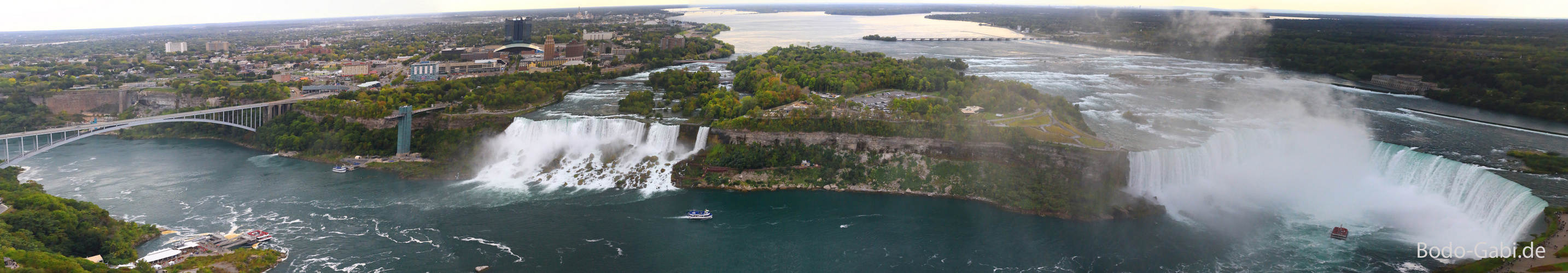 Die kompletten Niagara-Fälle