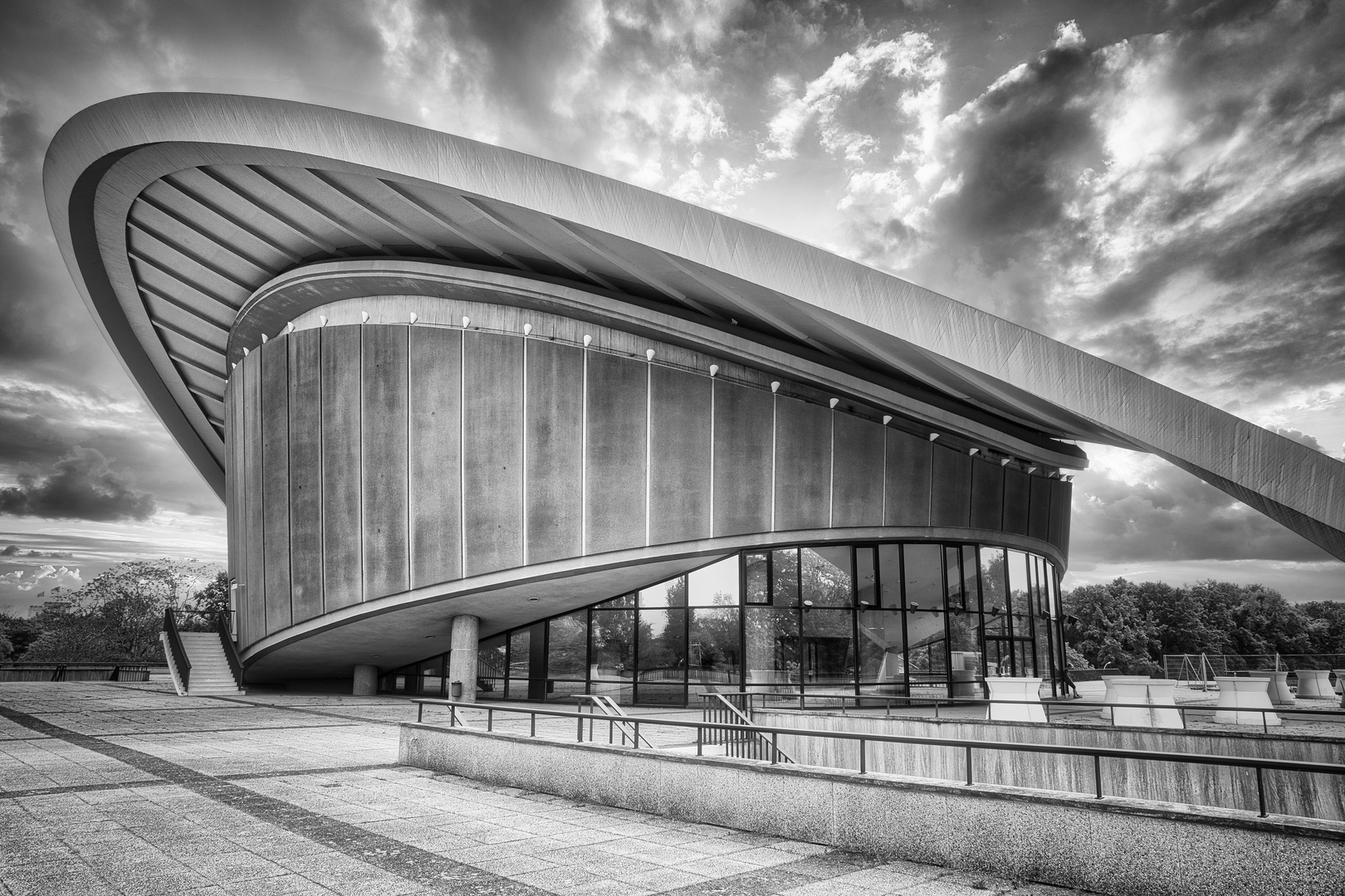 Die Kongresshalle oder liebevoll von den Berlinern "schwangere Auster" genannt