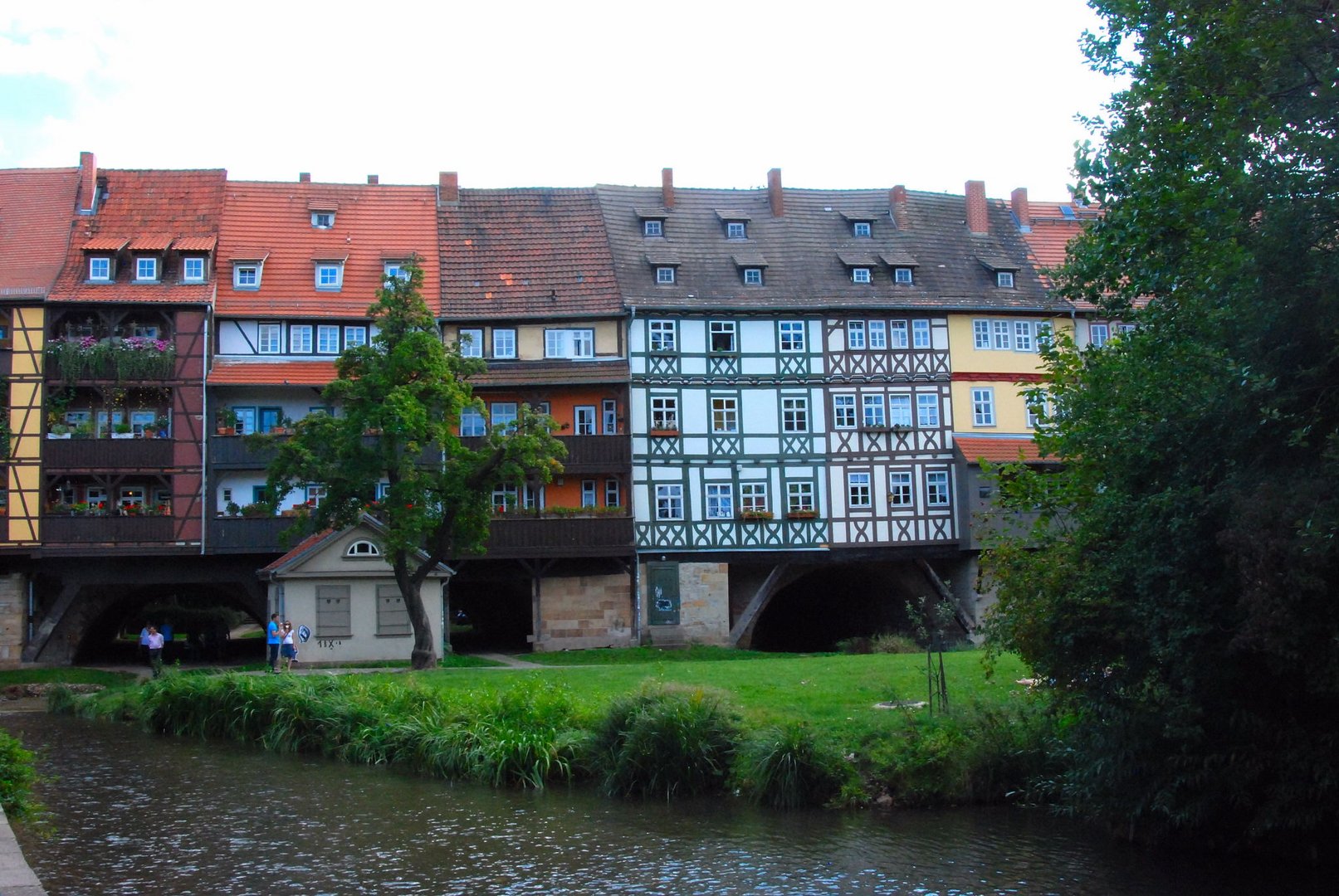 Die Krämerbrücke in Erfurt