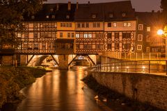 Die Krämerbrücke in Erfurt