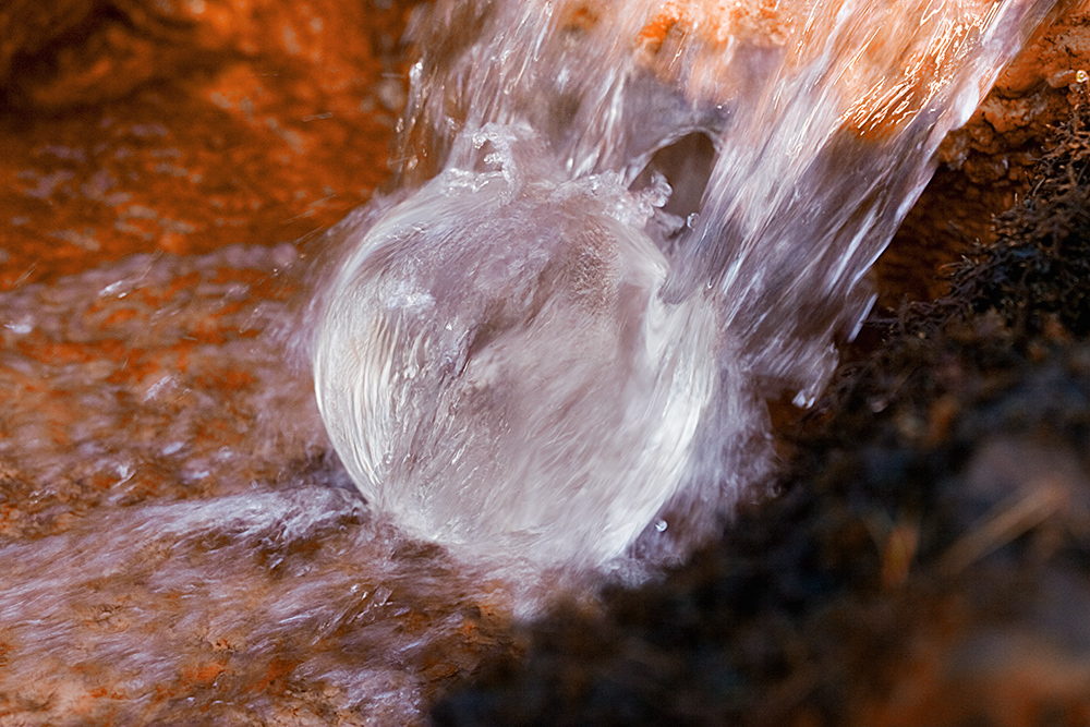 Die Kraft des Wassers fühlen......