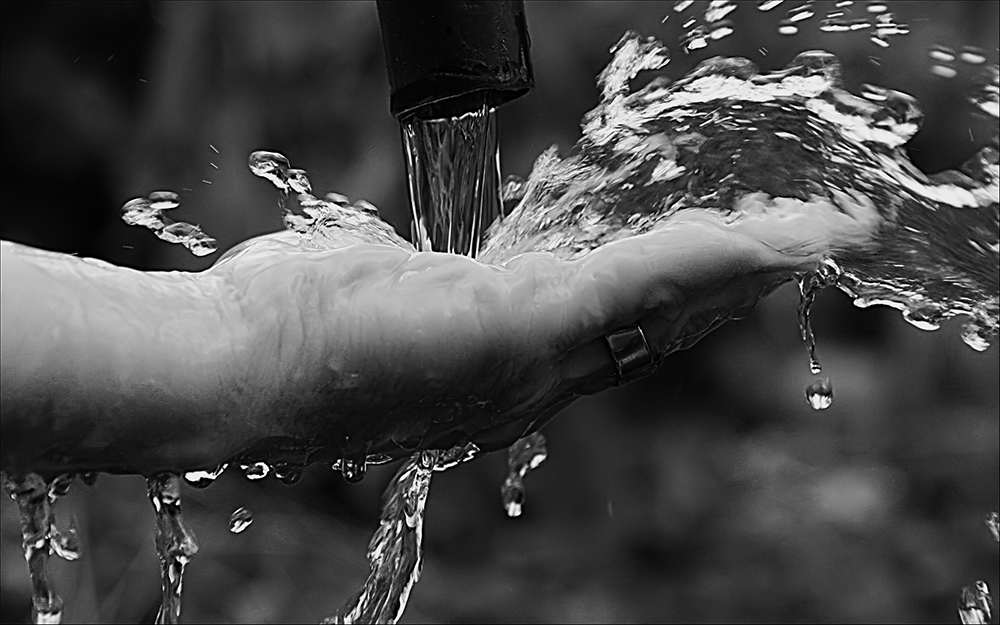 Die Kraft des Wassers fühlen.....I