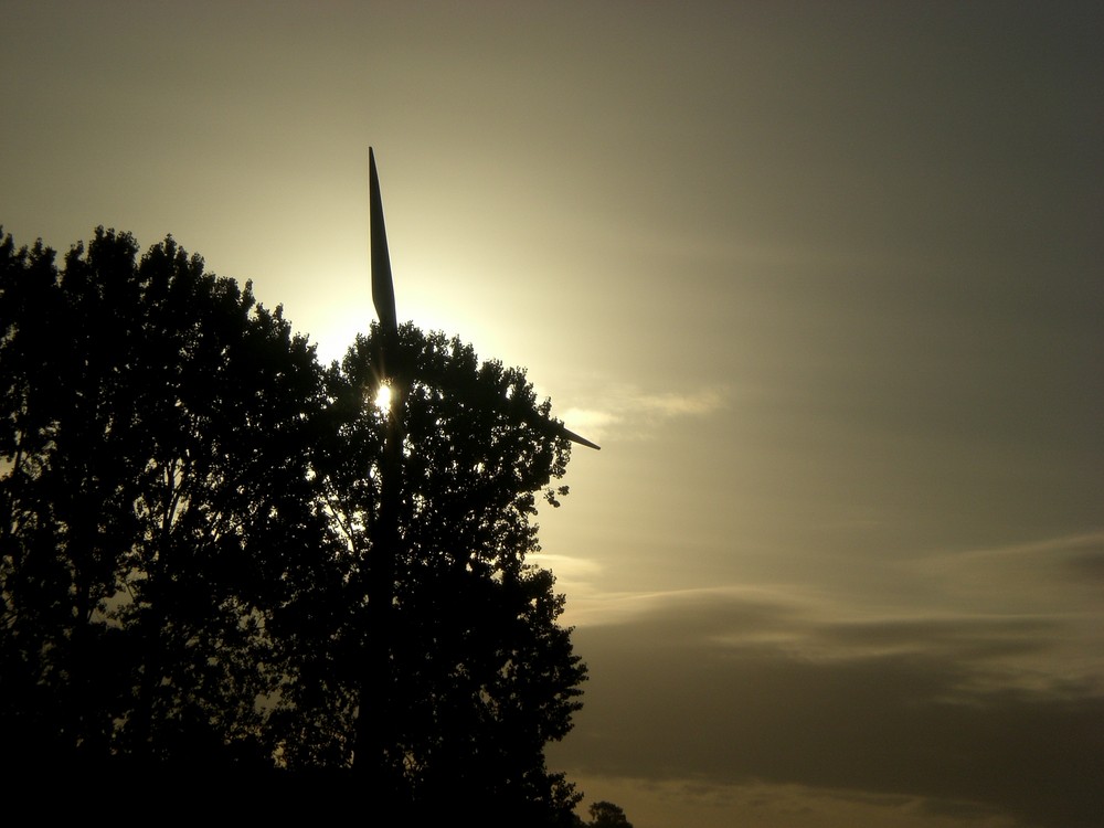 die kraft des windes in der energie der sonne