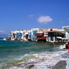 die Kraft des Windes in Mykonos