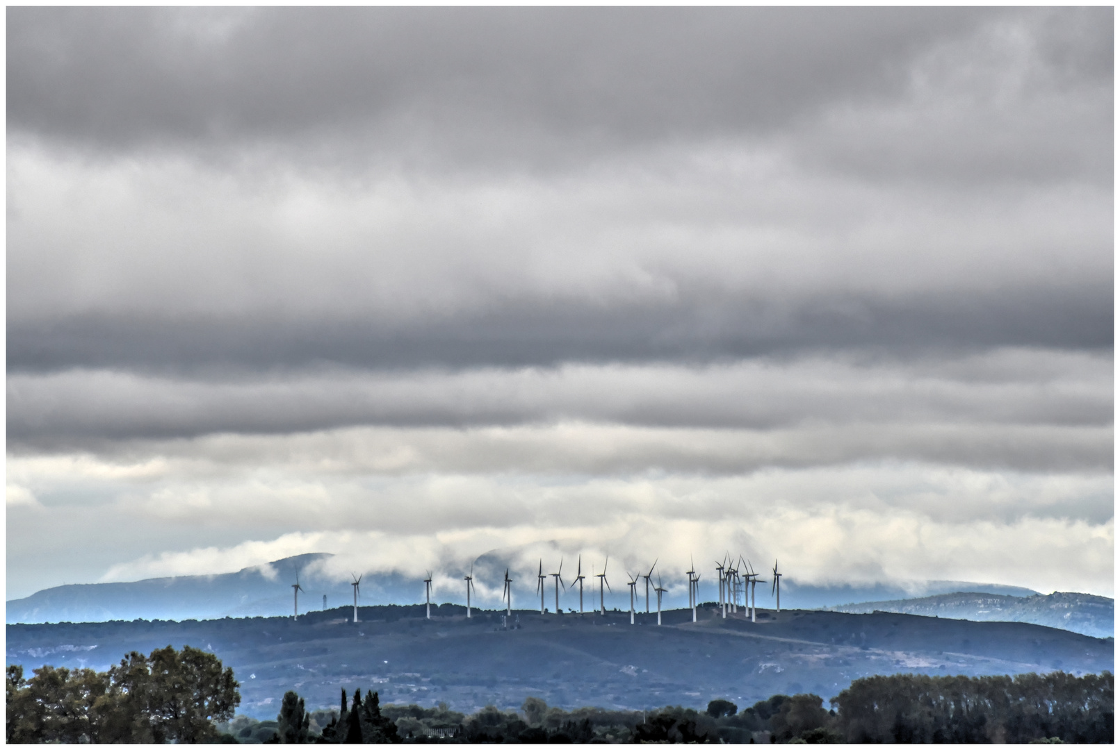 Die Kraft des Windes und der Natur