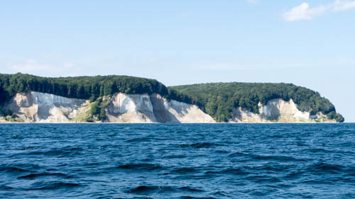 Die Kreidefelsen auf der Insel Rügen 