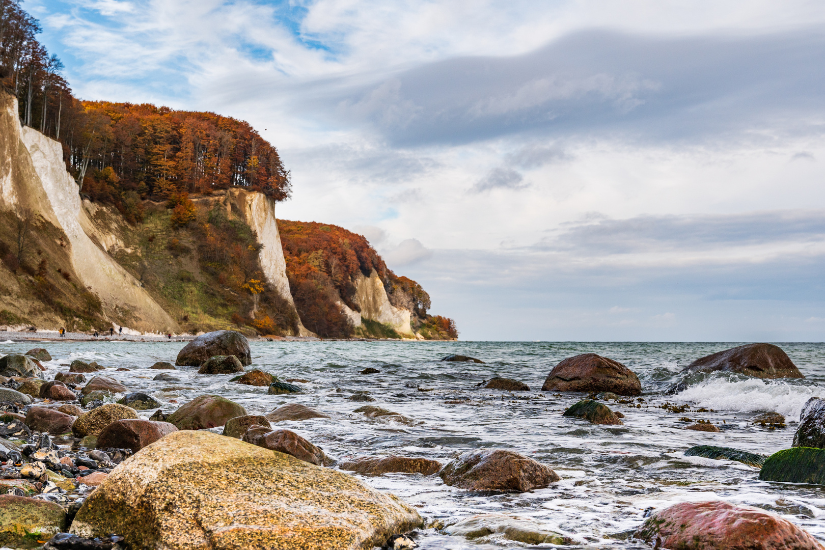 Die Kreidefelsen auf Rügen...